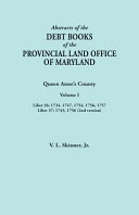 Abstracts_of_the_debt_books_of_the_Provincial_Land_Office_of_Maryland